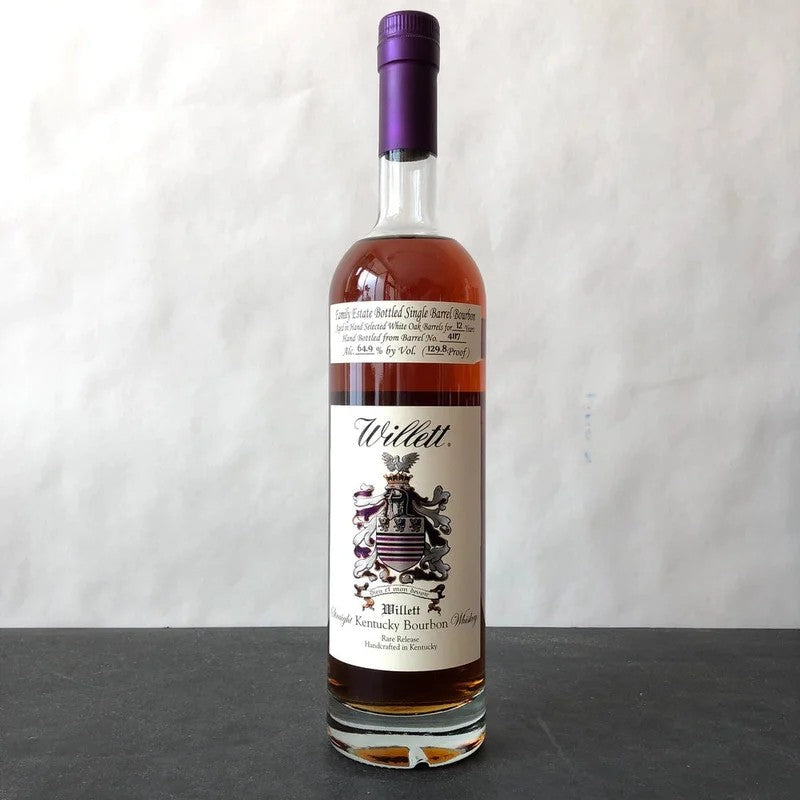 WillettFamilyEstateStraightBourbonWhiskey,‘RareRelease12YR,#4117–SkurnikSelection–9thFloor’