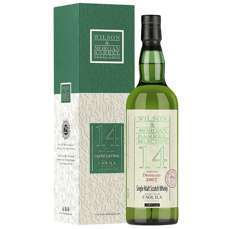 Wilson&MorganCaolIla14yoCaskStrength“1stfillBourbonHhd”cask#311598(70CL,57.7%Vol.)
