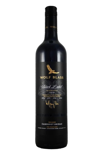 WolfBlassBlackLabelCabernetShiraz2018