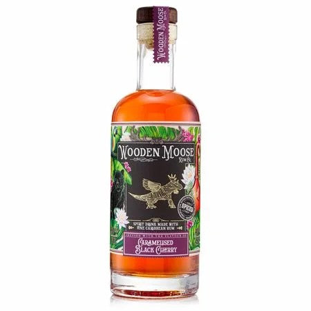 WoodenMooseCaramelisedBlackCherryRum50cl(40%ABV)