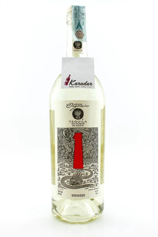 123OrganicTequilaBlanco1uno40%vol.DestillateAusland