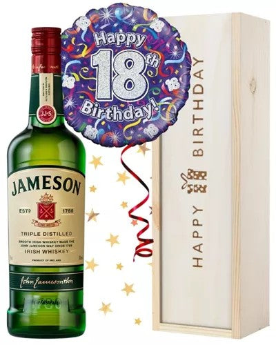 18thBirthdayIrishWhiskeyandBalloonGift