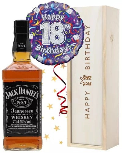 18thBirthdayJackDanielsWhiskeyandBalloonGift