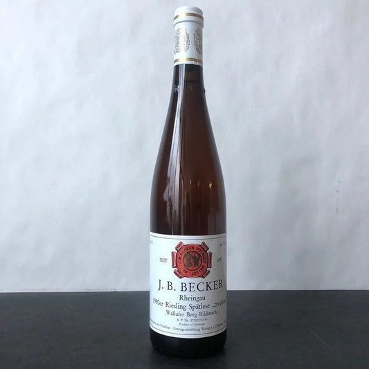 1990J.B.BeckerWalluferBergBildstockRieslingSpatleseTrocken,Rheingau,Germany
