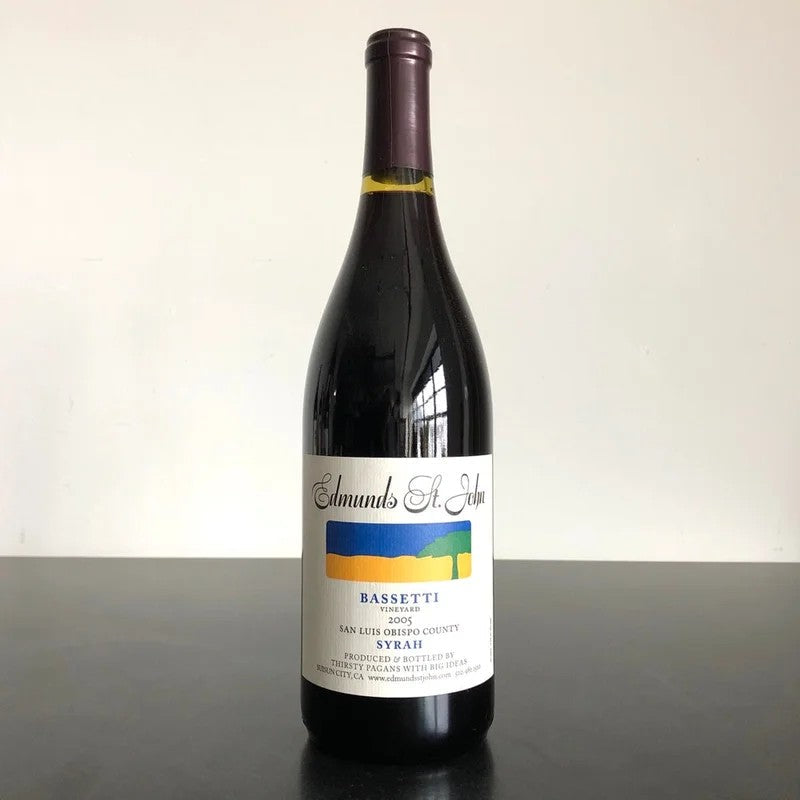 2005EdmundsSt.JohnBassettiVineyardSyrah,SanLuisObispoCounty,USA