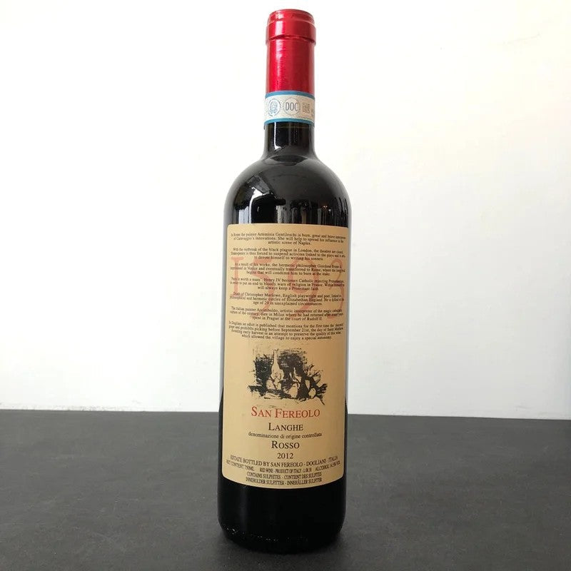 2012SanFereolo‘1593’RossoLanghePiedmont,Italy