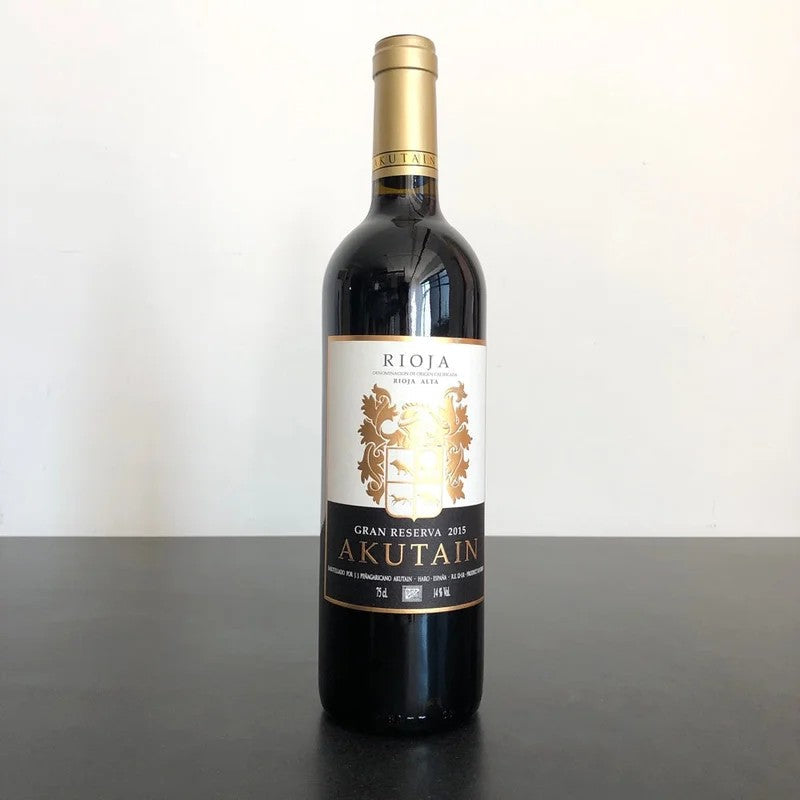 2015BodegaAkutainGranReserva,RiojaDOCa,Spain