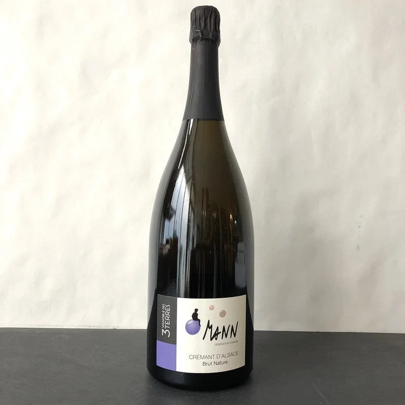 2015DomaineMann–Vignobledes3TerresCremantd’AlsaceBrutNatureFrance1.5LMagnum
