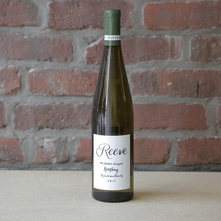 2015ReeveWinesMcFaddenVineyardRiesling,MendocinoCounty,USA