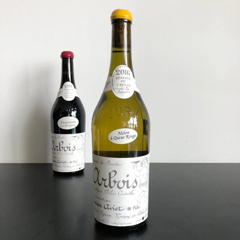 2016LucienAviet&FilsArboisCaveaudeBacchus‘ReserveduCaveau’MelonaQueueRougeJura,France
