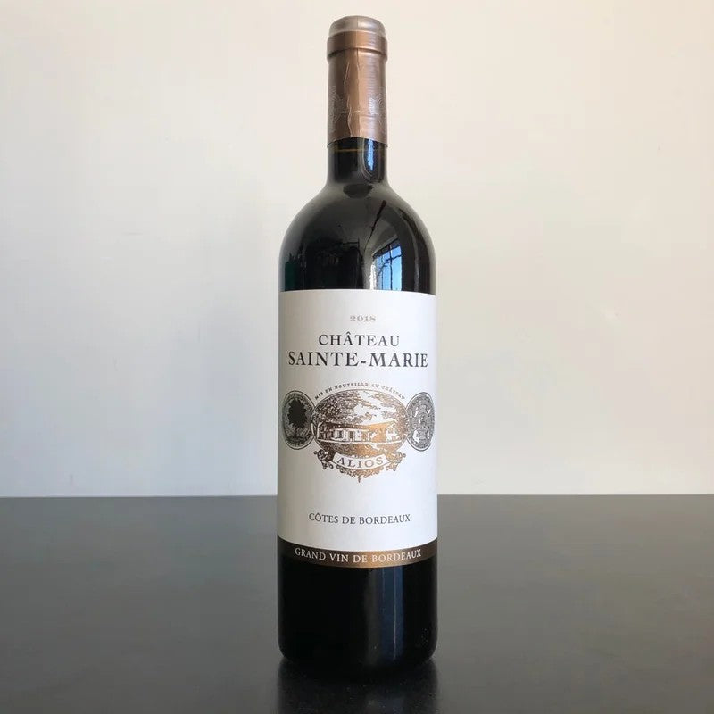 2018ChateauSainte-Marie,CotesdeBordeauxAlios,Bordeaux,France