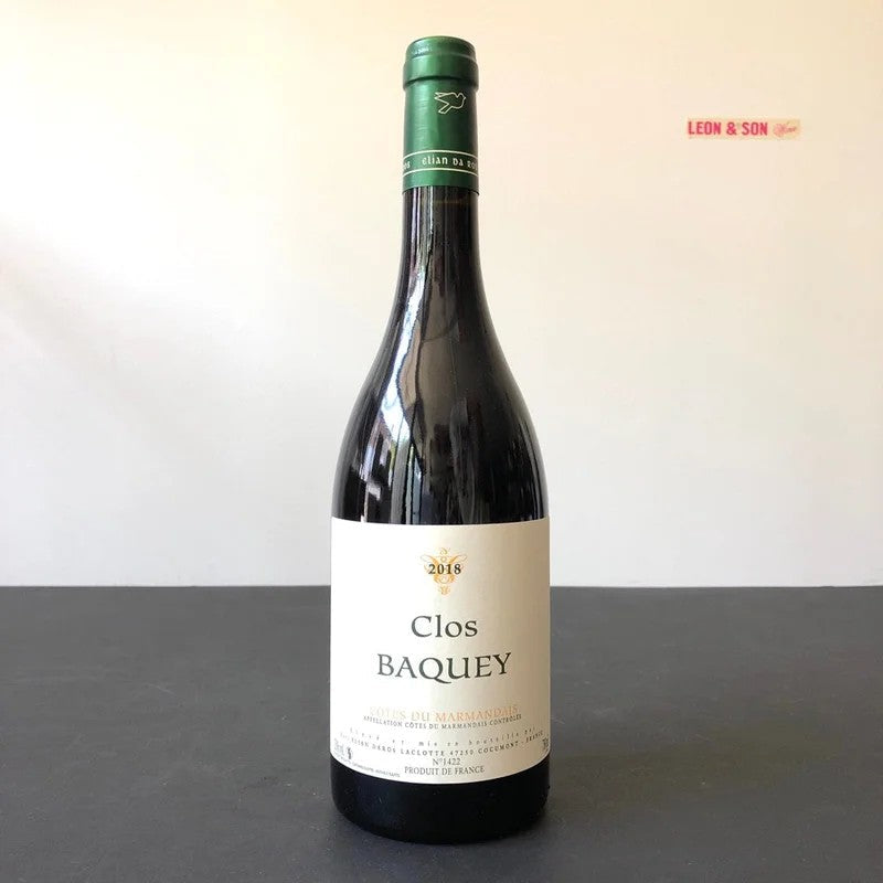 2018DomaineElianDaRosClosBaquey,CotesduMarmandais,France