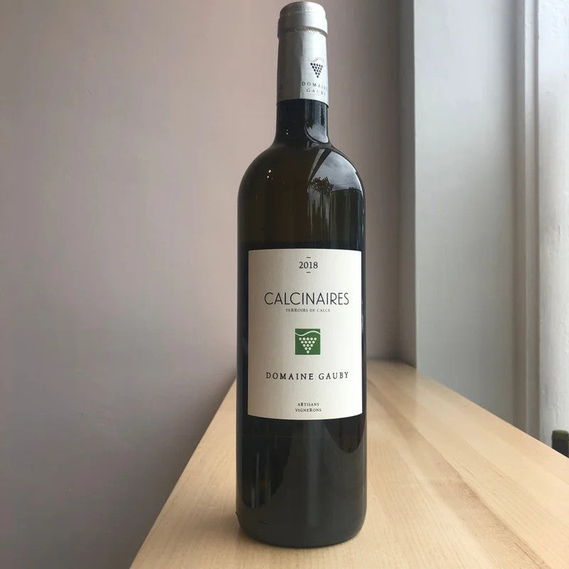2018DomaineGaubyLesCalcinairesBlanc,IGPCotesCatalanes,France