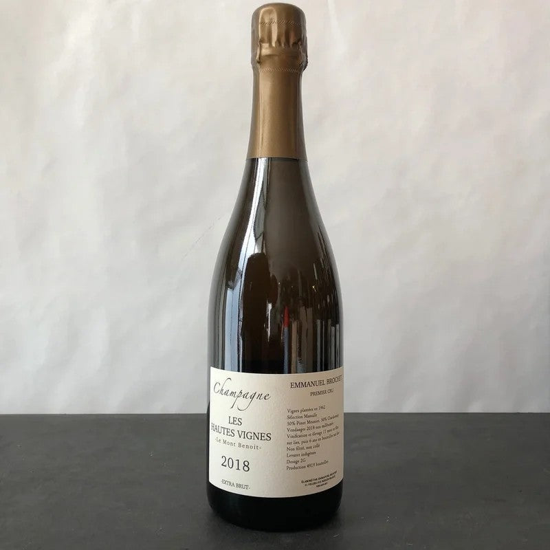 2018EmmanuelBrochet‘LesHautesVignes’PremierCruExtraBrut,Champagne,France