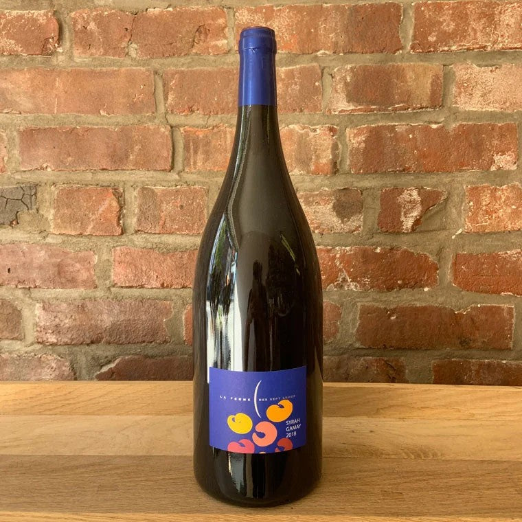 2018JeanDelobreLaFermeDesSeptLunesSyrahGamay,Rhone,VindeFrance1.5L
