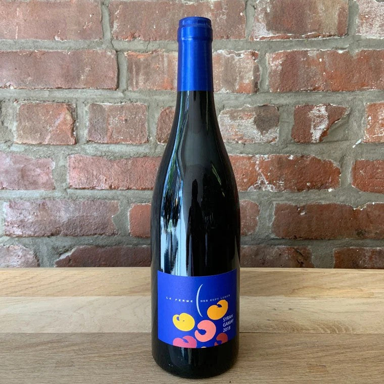 2018JeanDelobreLaFermeDesSeptLunesSyrahGamay,Rhone,VindeFrance