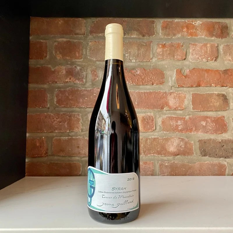 2018JeanneGaillardTerresdeMandrinSyrah,IGPCollinesRhodaniennes,France