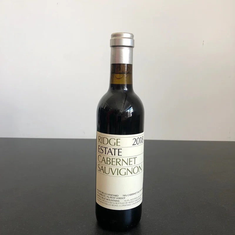 2018RidgeVineyardsEstateCabernetSauvignon375ML,SantaCruzMountains,USA