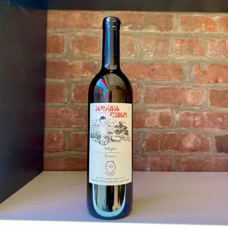 2019AndriaGvino,KartliChinuriDryQvevriUnfilteredAmberWine,Georgia