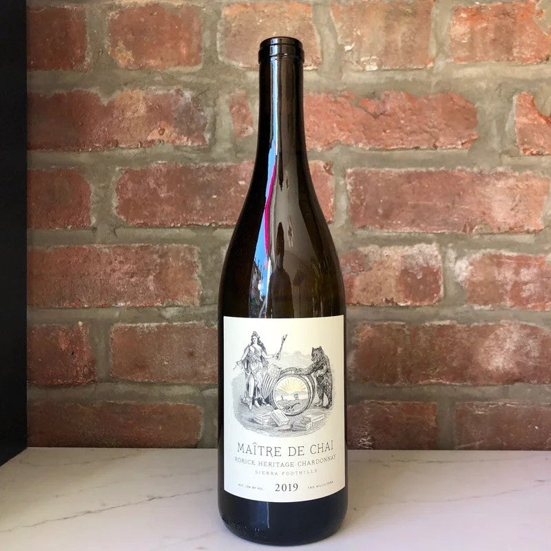 2019MaitredeChai,ChardonnayRorickHeritageSierraFoothills,California