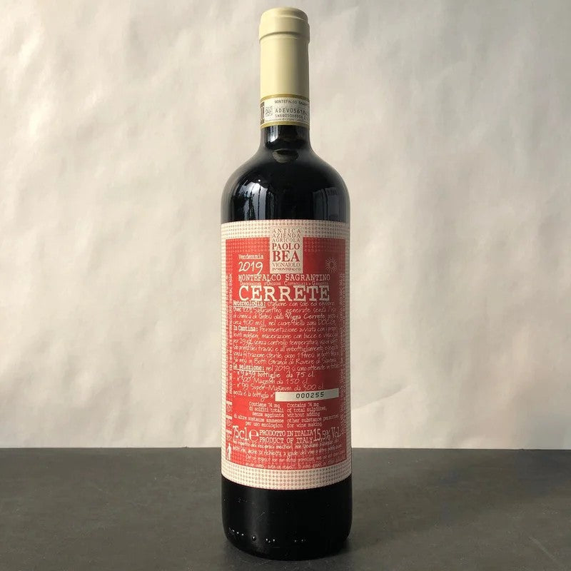 2019PaoloBeaCerreteMontefalcoSagrantinoDOCG,Italy