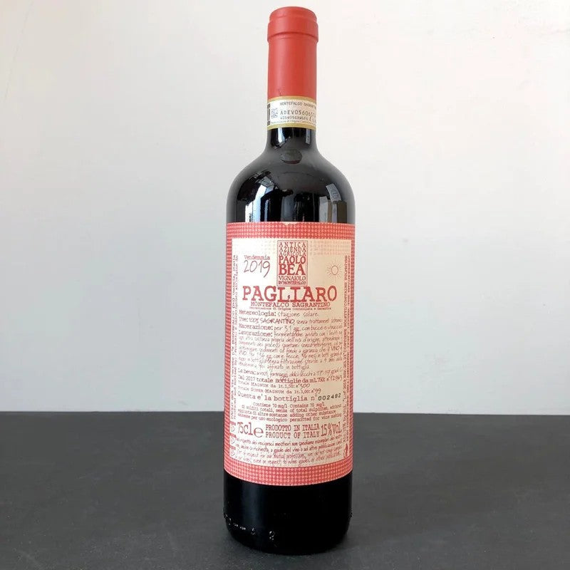 2019PaoloBeaPagliaroSecco,SagrantinodiMontefalcoDOCG,Italy