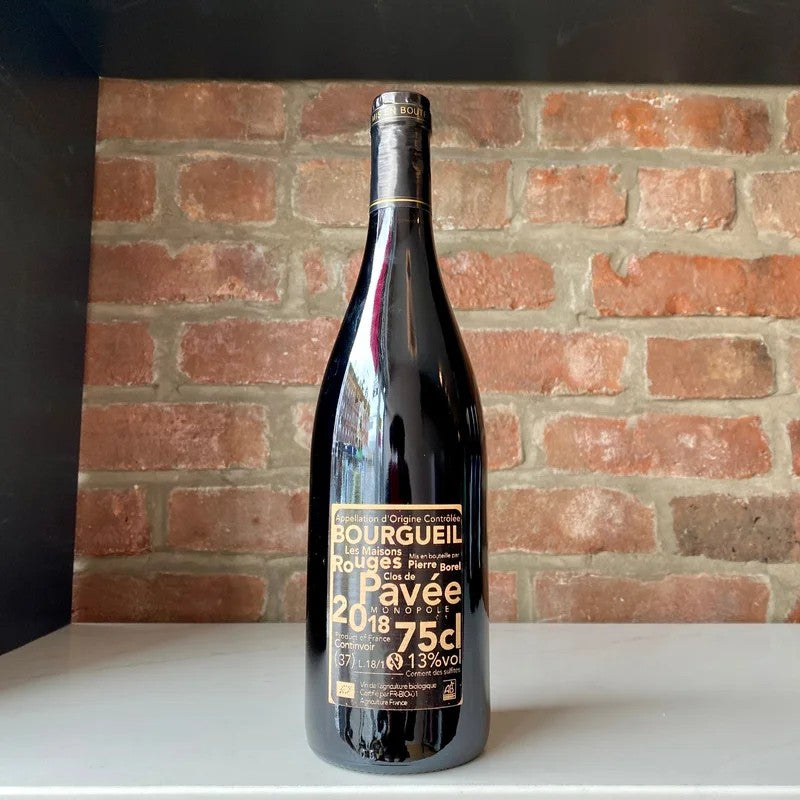 2019PierreBorelBourgueil,ClosDePavéeLesMaisonsMonopoleRouge,LoireFrance