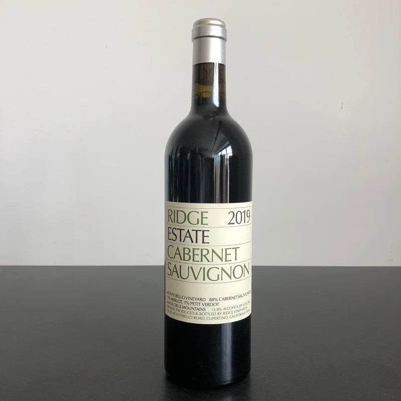 2019RidgeVineyardsEstateCabernetSauvignon,SantaCruzMountains,USA