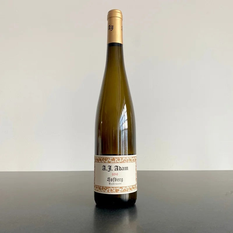 2019WeingutA.J.AdamDhronerHofbergRieslingKabinettMosel,Germany