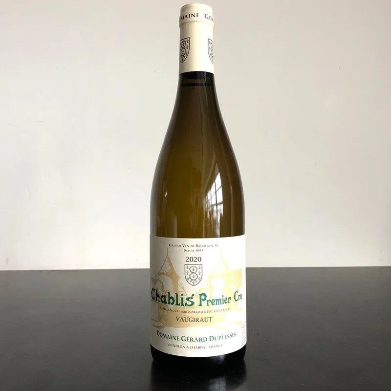 2020DomaineGerardDuplessisVaugirautChablisPremierCru,France