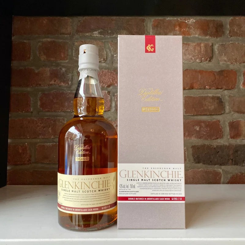 2020GlenkinchieDistillersEditionDoubleMaturedAmontilladoSherryCaskWoodSingleMaltScotchWhiskyLowlands,Scotland
