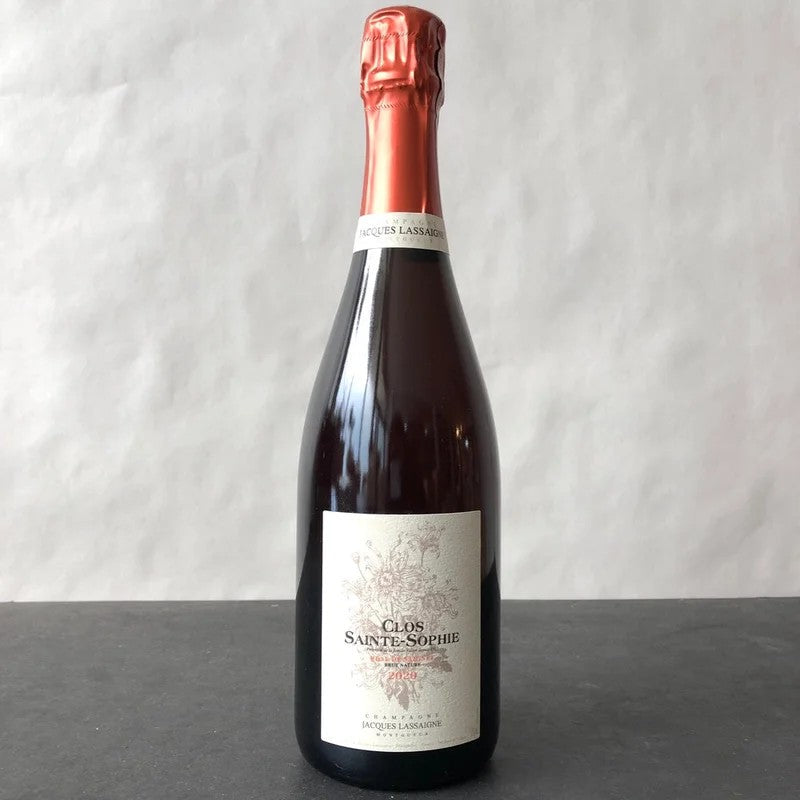 2020JacquesLassaigneClosSainte-SophieRosedeSaigneeBrutNature,Champagne,France