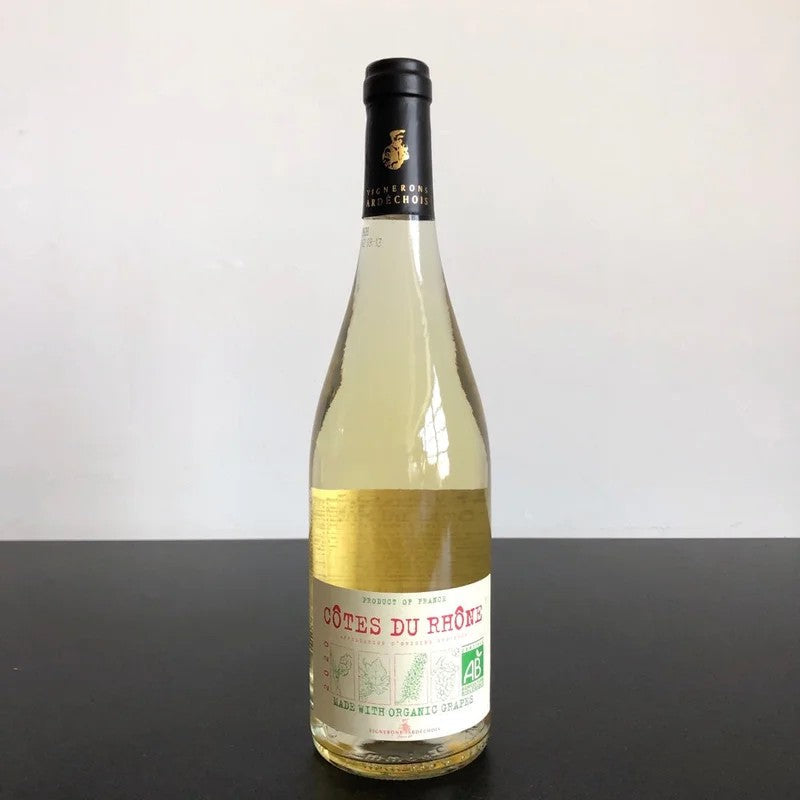 2020VigneronsArdechois,CotesduRhoneBlancBiologique,Rhone,France