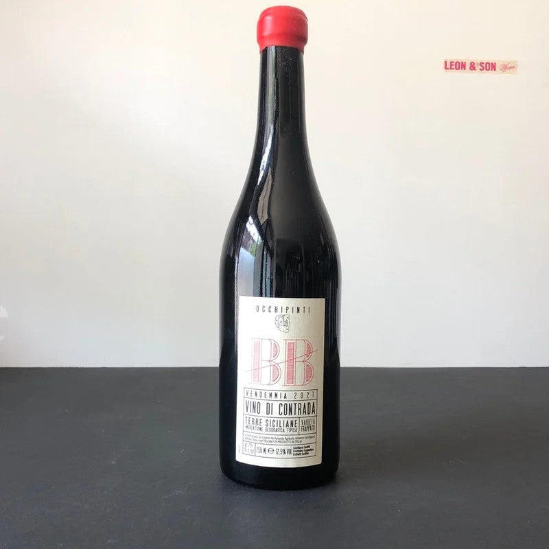 2021AziendaAgricolaArianaOcchipintiFrappatoIGTTerreSicilianeVinodiContrada‘BB’,Sicily,Italy