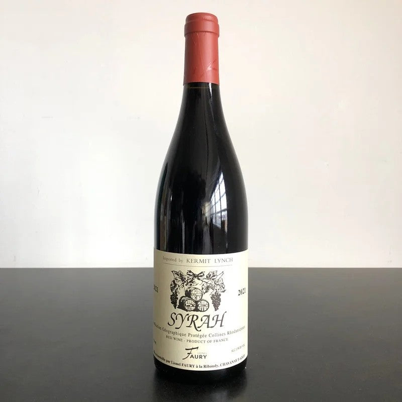 2021DomaineFaurySyrah,IGPCollinesRhodaniennes,France