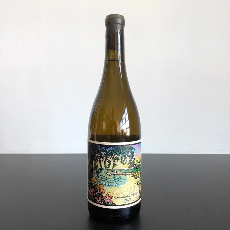 2021FlorezWinesGrenacheBlancWhiteRhinoWindmillVineyard,DunniganHills,Callifornia,USA
