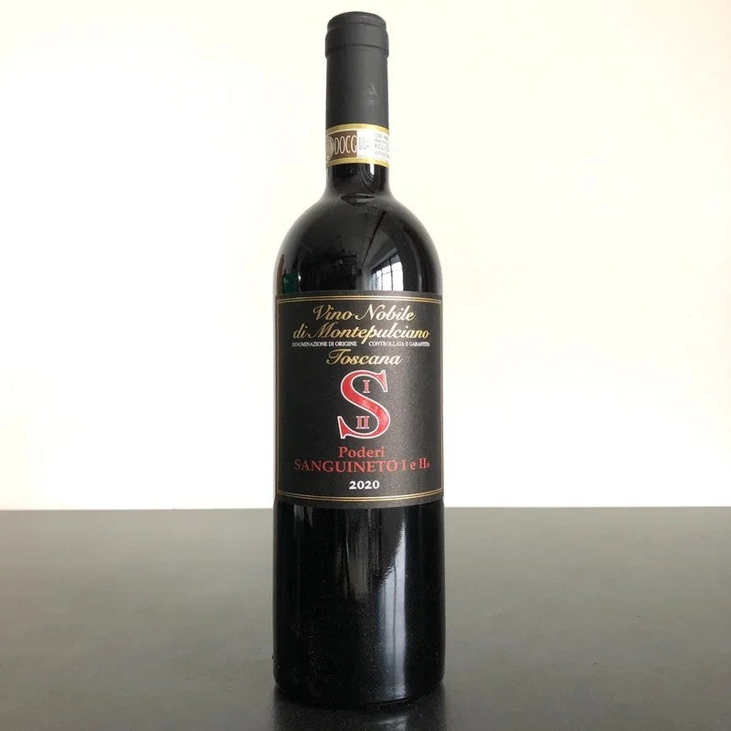 2021PoderiSanguinetoI&IIVinoNobilediMontepulcianoDOCG,Tuscany,Italy