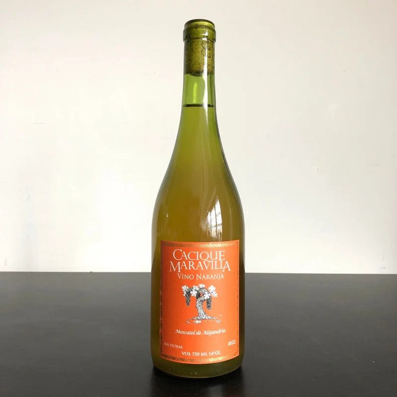 2022CaciqueMaravilla‘VinoNaranja’MoscateldeAlejandria,Yumbel,Chile