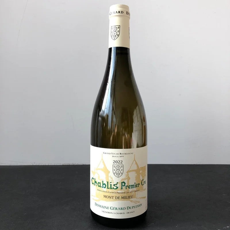 2022DomaineGerardDuplessisMontdeMilieuChablisPremierCru,France