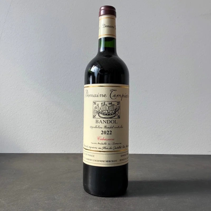 2022DomaineTempierBandolRougeCuveeCabassaouProvence,France