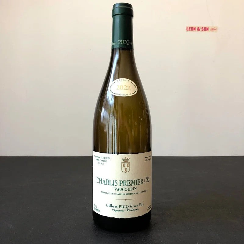 2022GilbertPicqetsesFilsVaucoupinChablisPremierCru,France