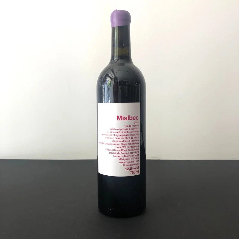 2022Ormiale,‘Mialbec’BordeauxSuperieur,France