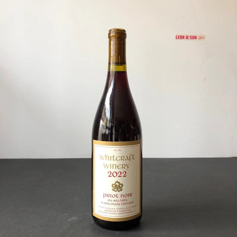 2022WhitcraftWineryLaRinconadaVineyardPinotNoir,StaRitaHills,USA