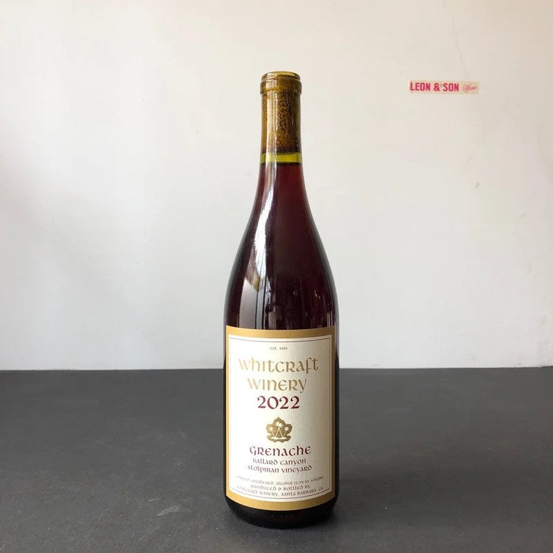 2022WhitcraftWineryStolpmanVineyardGrenache,BallardCanyon,USA