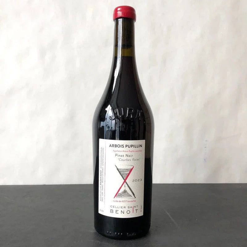 2023CellierSaintBenoitArboisPupillinPinotNoir‘CourbesRaies’Jura,France