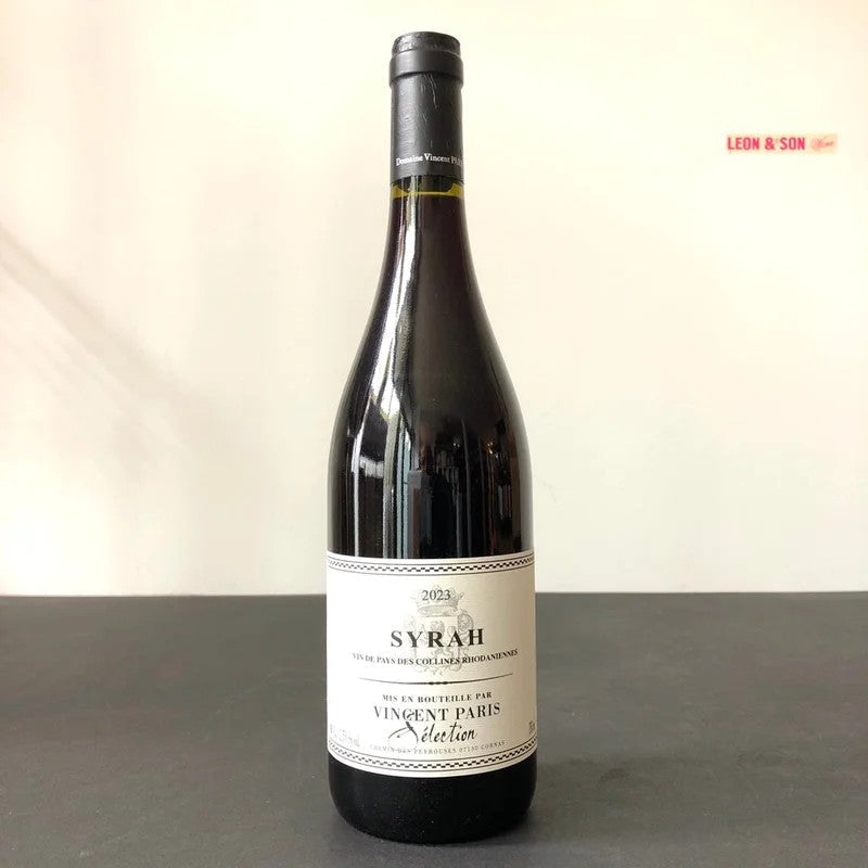 2023DomaineVincentParisSelectionSyrah,IGPCollinesRhodaniennes,France