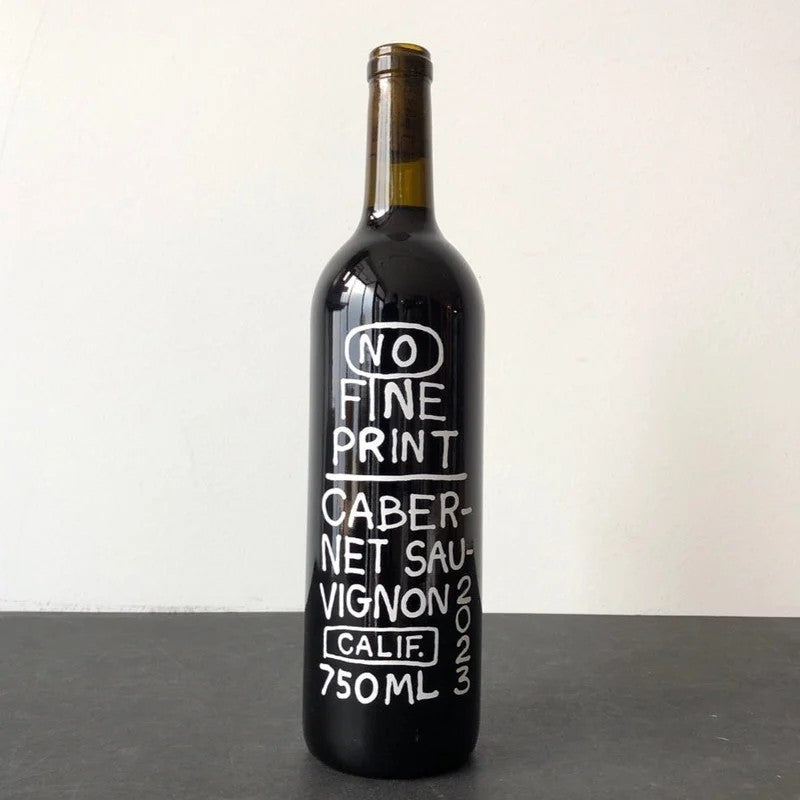 2023NoFinePrintWineCo.Cabernet,California,USA