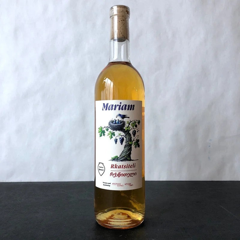 2024AndriaGvino,’Mariam’RkatsiteliUnfilteredAmber,Kakheti,Georgia