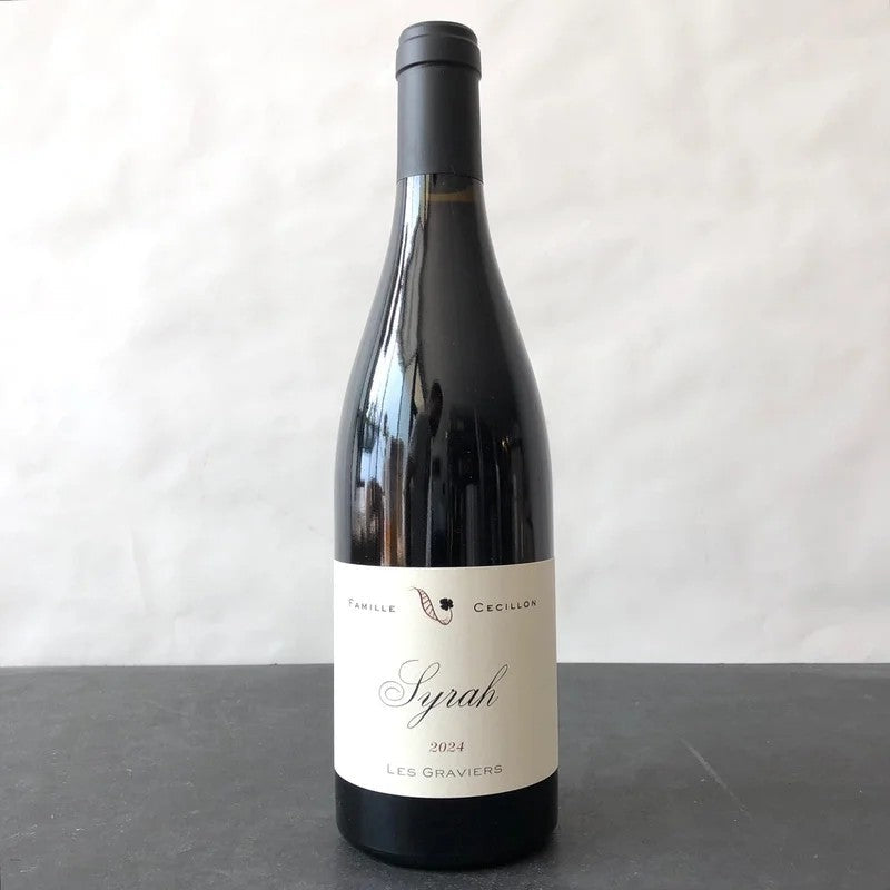 2024JulienCecillon‘LesGraviers’SyrahIGPCollinesRhodaniennes,France