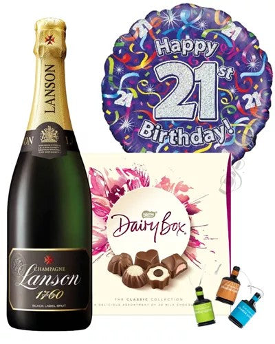 21stBirthdayChampagneAndChocolatesGift